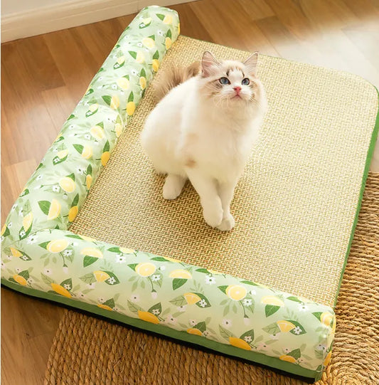 Cooling Mattress for Cats with Raised Edges - Summer Cooling for Pets