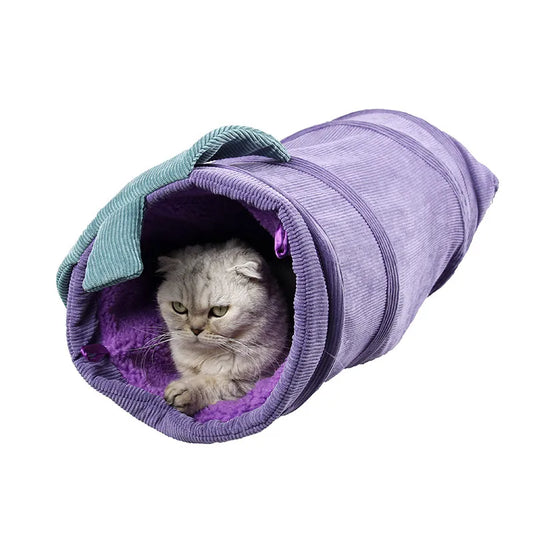 Flower-Shaped Cat Tunnel - Soft Play Tunnel for Cats