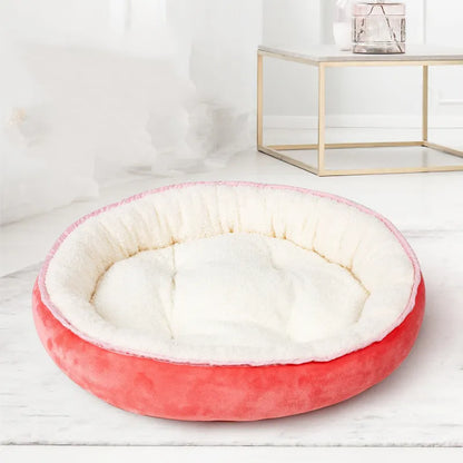 Polka Dot Dog Bed for Comfortable Resting Breaks