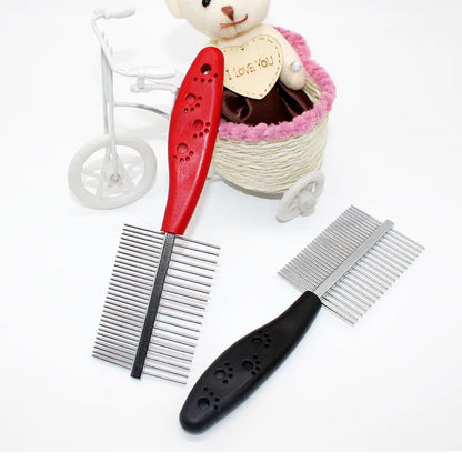 Hair Care Comb Set - Professional Combs for Volume and Styling in Red and Black