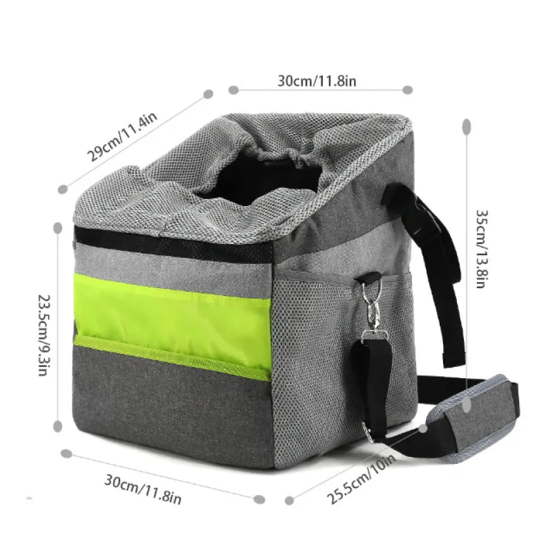 Car Dog Carrier - Compact and Safe Dog Transport Bag with Sturdy Structure