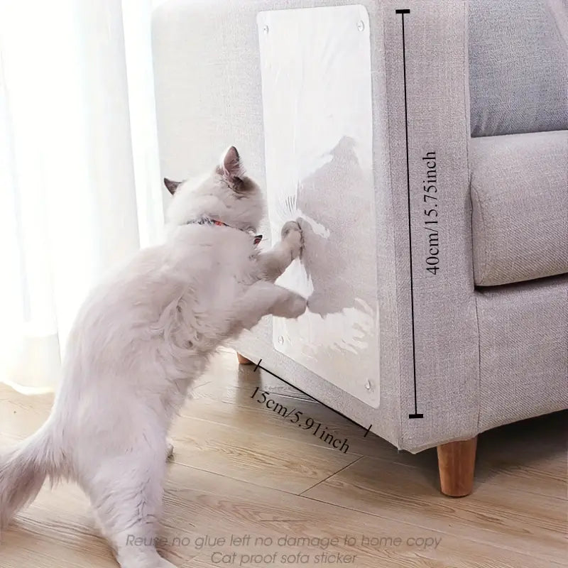 Transparent Anti-Scratch Stickers for Furniture for Cats