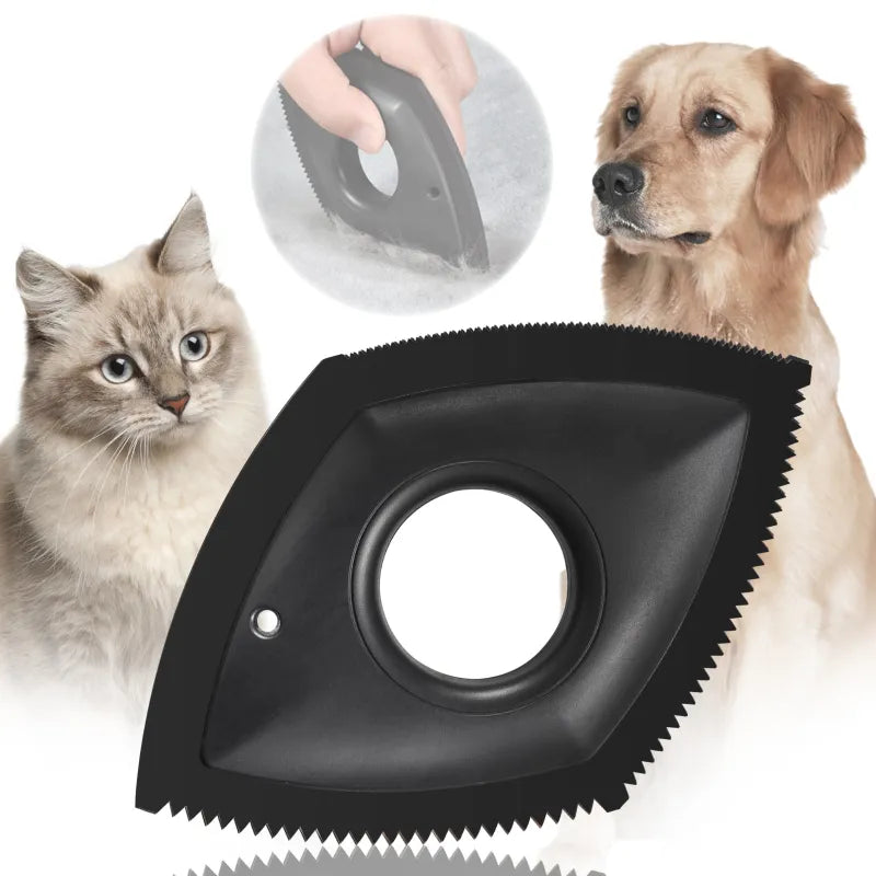 Effectively Removes Pet Hair from Furniture, Carpets, and Clothes, with Ergonomic Handle