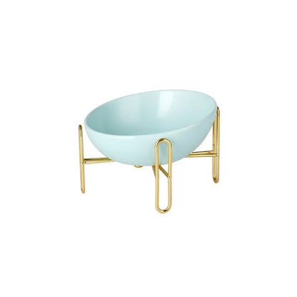 Elevated Feeder for Dogs and Cats - Elegant Design with Metal Stand