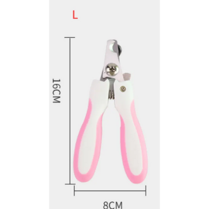 Pet Nail Scissors with Safety Lock and File