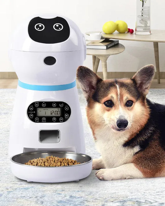 Automatic Dog Food Dispenser with Digital Display