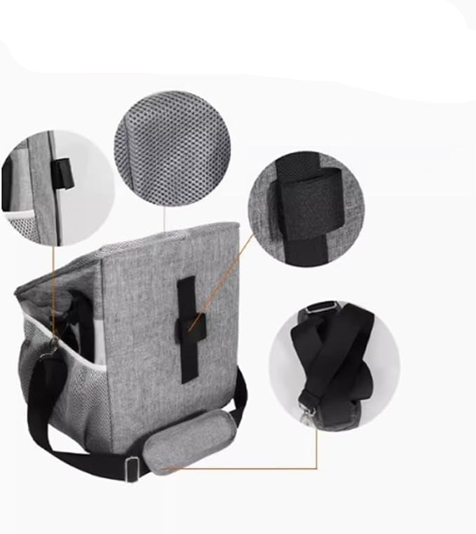 Car Dog Carrier - Compact and Safe Dog Transport Bag with Sturdy Structure