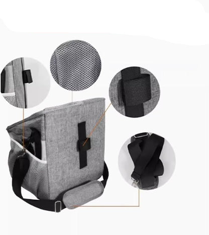 Car Dog Carrier - Compact and Safe Dog Transport Bag with Sturdy Structure