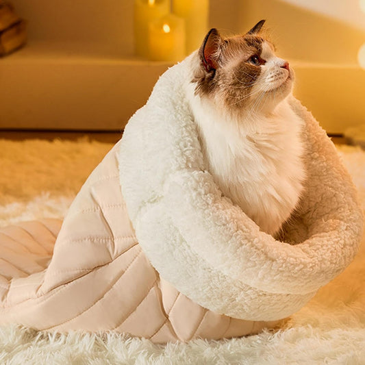 Comfortable Sleeping Bag for Cats