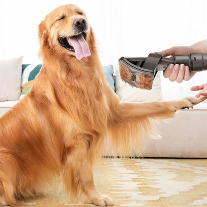 Pet Hair Brush - Vacuum Accessory for Pet Care and Coat Cleaning