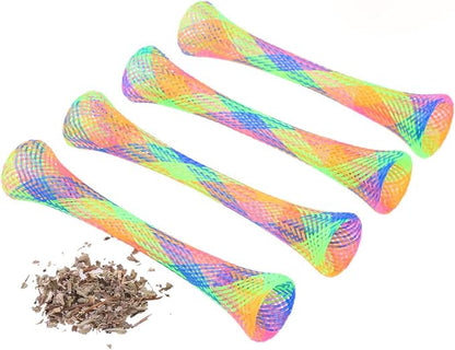 Flexible Cat Toys - Flexible Mesh Wands for Interactive Play