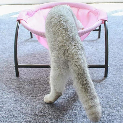 Cat Hammock – Breathable Cat Bed with Stable Metal Frame for Comfortable Resting