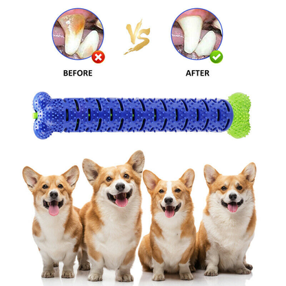 Chew Toys for Dogs' Dental Hygiene - Bone-Shaped Dental Toys for Teeth Cleaning
