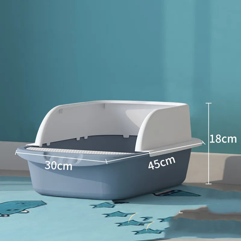 High-Sided Litter Box - Practical and Hygienic