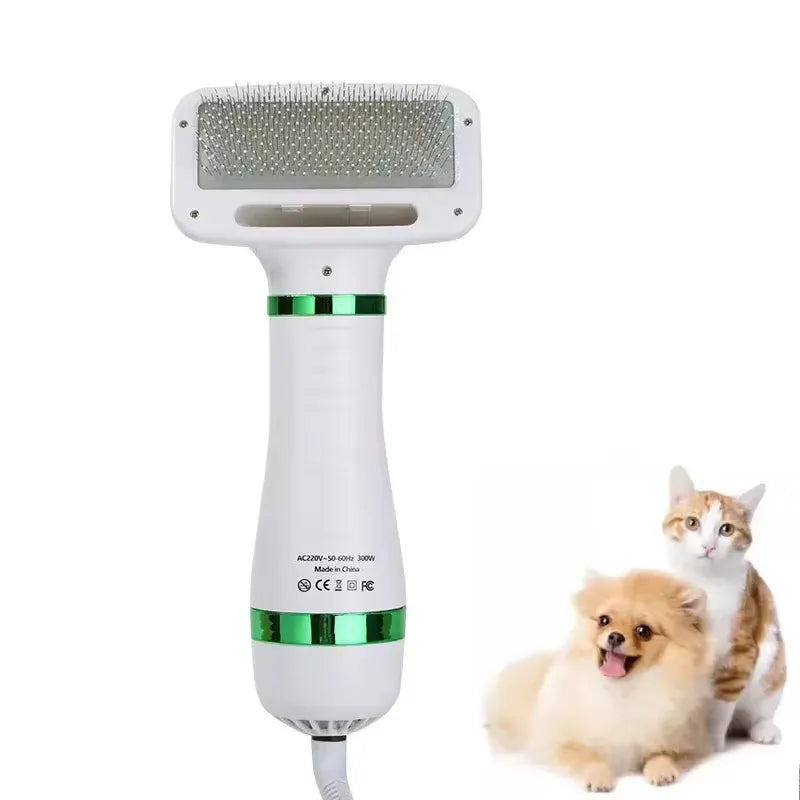 3-in-1 Multifunctional Pet Comb – Dryer, Hair Comb, and Massager