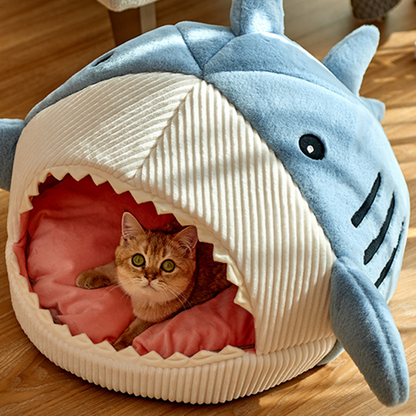 Portable Cat Nest with Plush Cushion