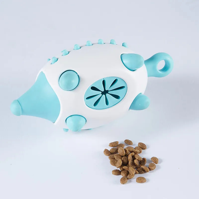 Interactive Hedgehog Dog Toy with Treat Dispenser – Chew Toy for Dogs, Durable and Fun