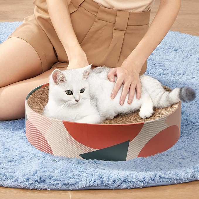 Luxurious Cardboard Cat Scratching Bed