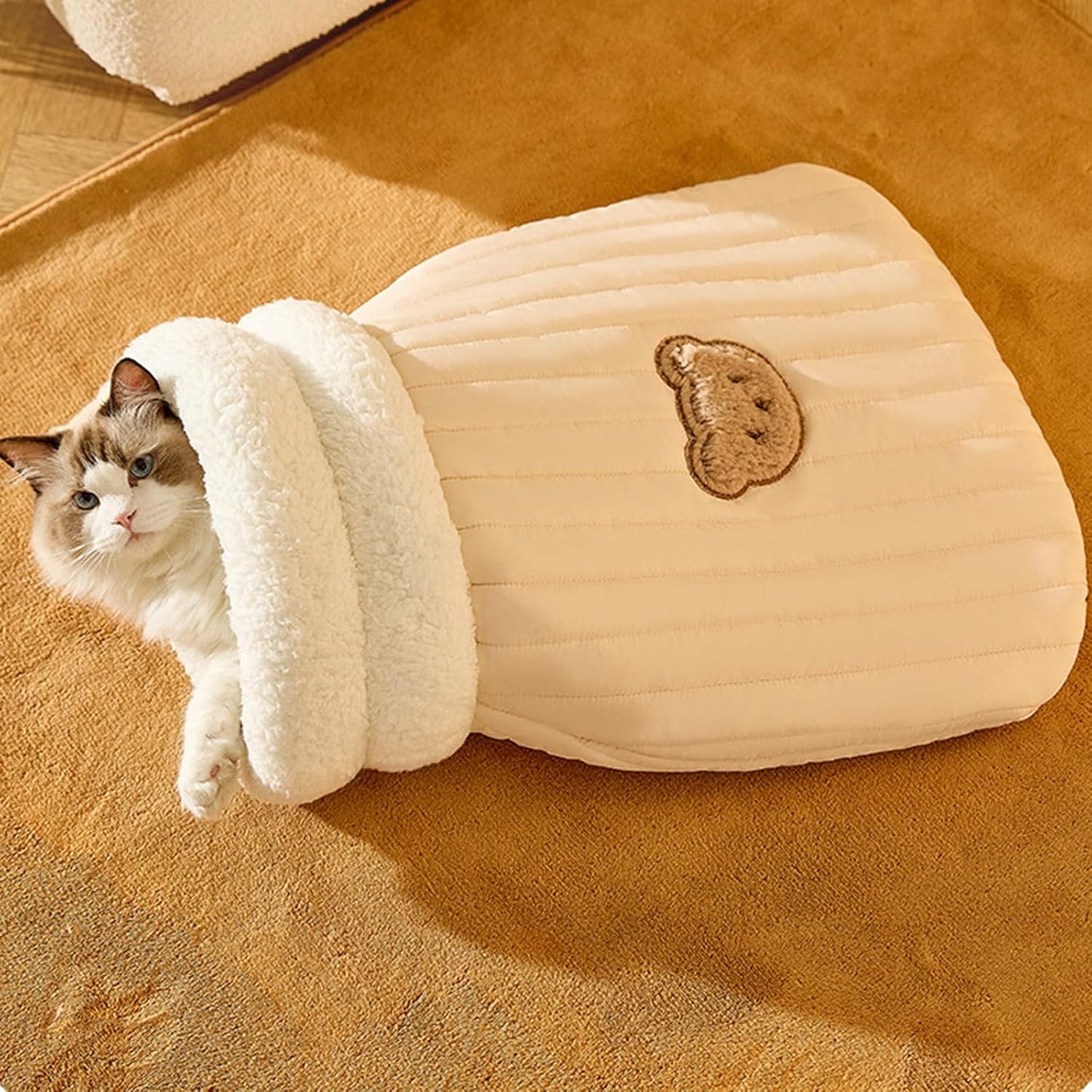 Comfortable Sleeping Bag for Cats
