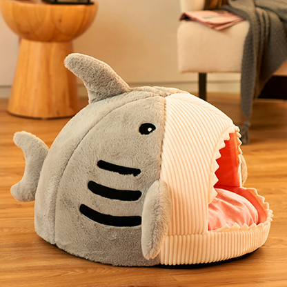 Portable Cat Nest with Plush Cushion