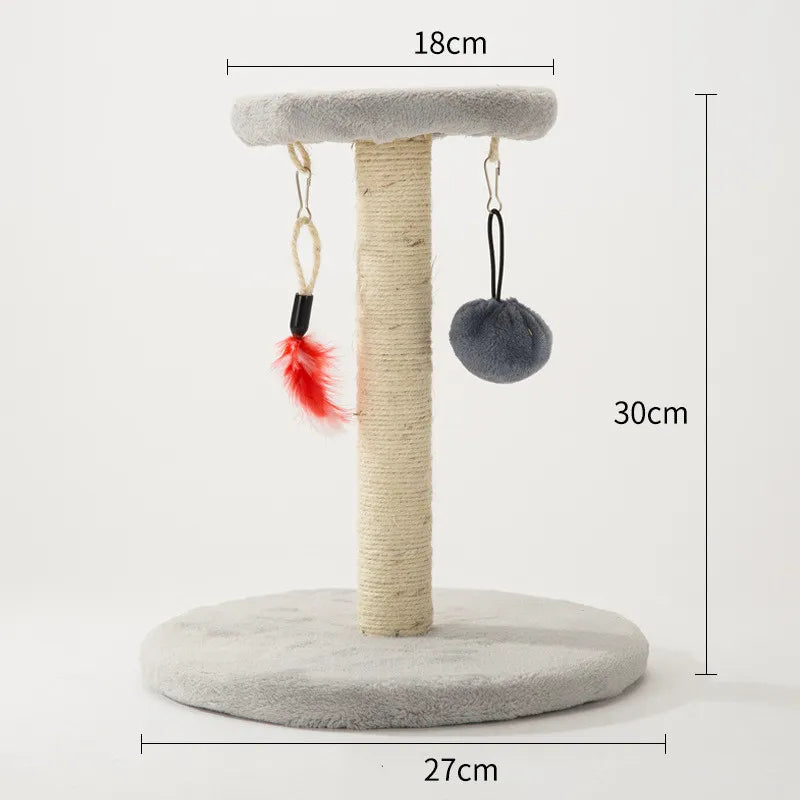 Heart-Shaped or Star-Shaped Cat Tree with Toys