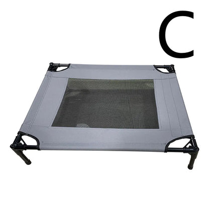 Elevated Dog Bed with Canopy – Breathable Outdoor Bed for Dogs
