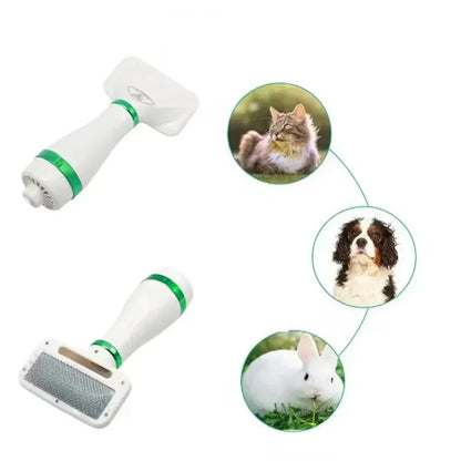 3-in-1 Multifunctional Pet Comb – Dryer, Hair Comb, and Massager