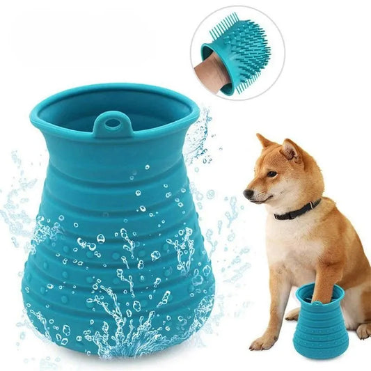 Silicone Brush for Dogs with Massage Function - Pet Coat Care