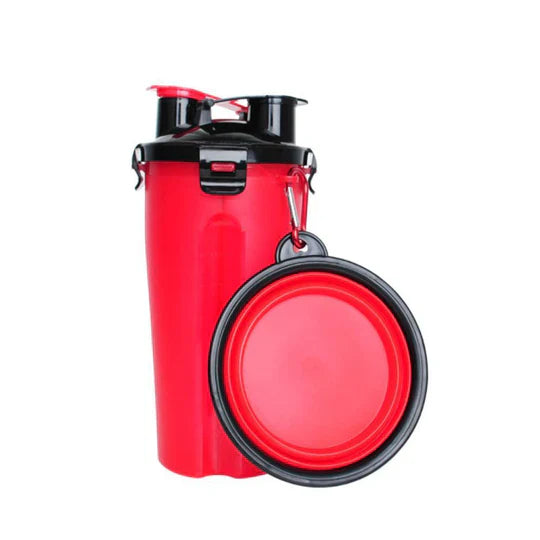 2-in-1 Portable Water and Food Bottle for Pets