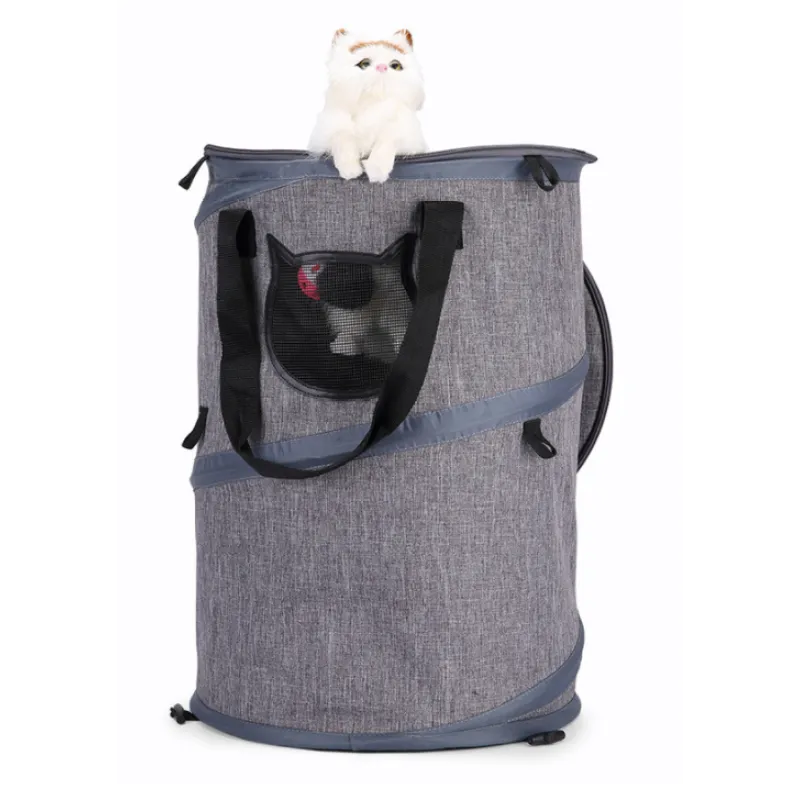 Foldable Pet Carrier Bag - Durable Transport Bag for Cats and Dogs