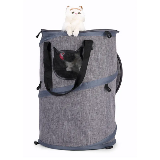 Foldable Pet Carrier Bag - Durable Transport Bag for Cats and Dogs