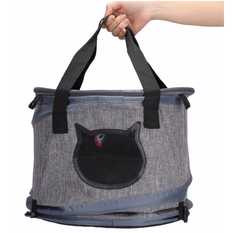 Foldable Pet Carrier Bag - Durable Transport Bag for Cats and Dogs