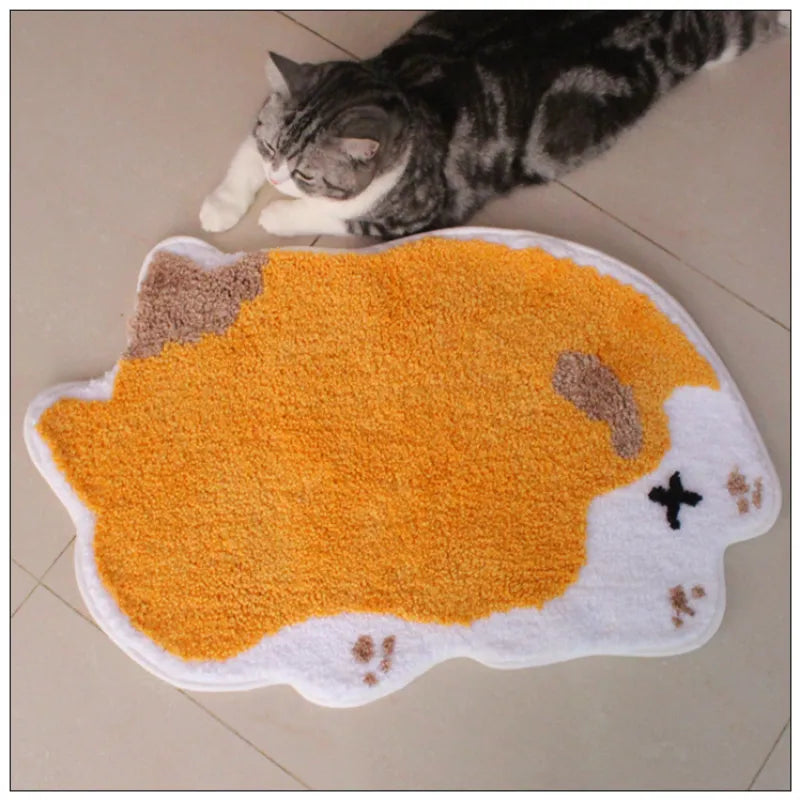 Fun Design Cat Bath Mat – Soft Mat for Cat Lovers