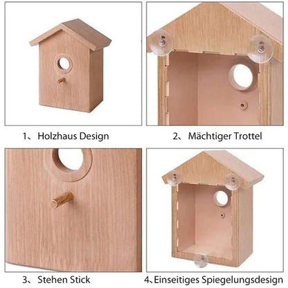 Window Bird House with Suction Cups