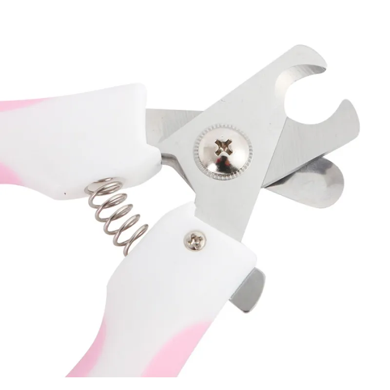 Pet Nail Scissors with Safety Lock and File