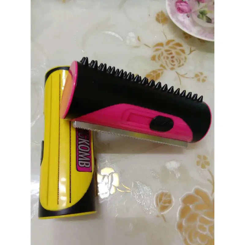 2-in-1 Dog Brush with Comb and Bristle Brush - Practical Grooming Tool for Pets