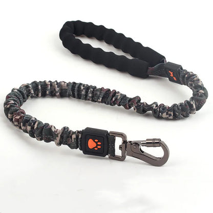 Elastic Dog Leash with Shock Absorber - Adjustable Nylon Leash for Dogs