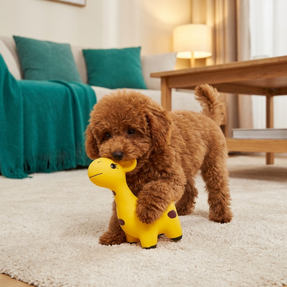Squeaky Latex Deer Chew Dog Toy