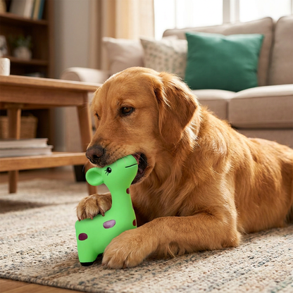 Squeaky Latex Deer Chew Dog Toy