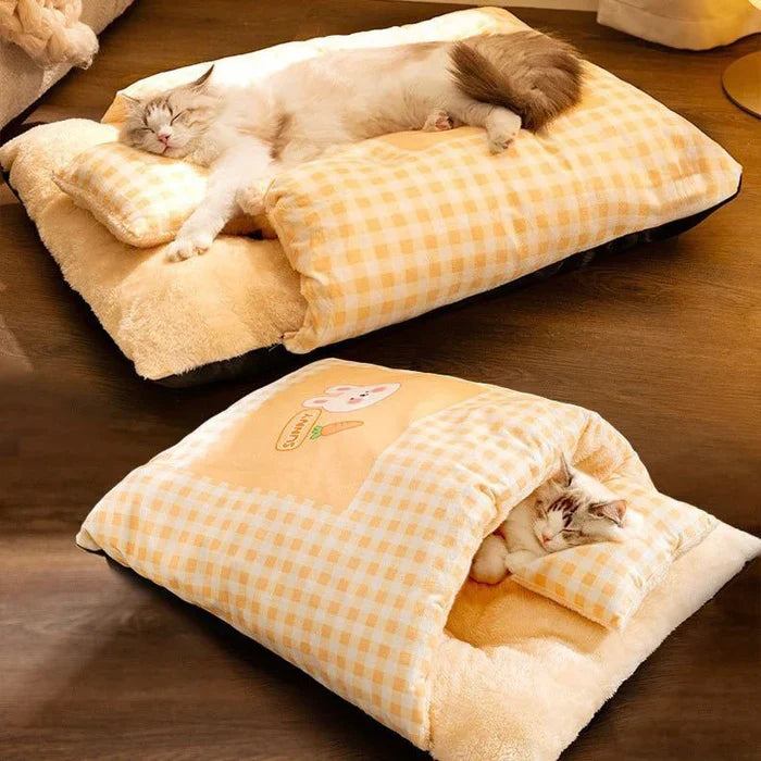 Premium Sleeping Bag Bed for Cats