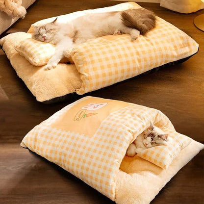 Premium Sleeping Bag Bed for Cats