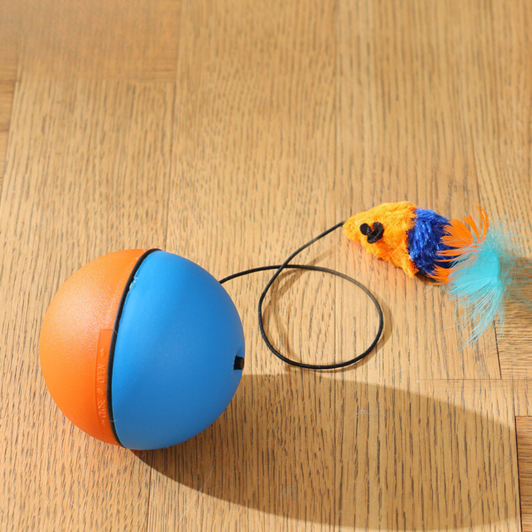 TurboBall Toy with Tail for Cats