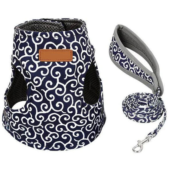 Breathable Harness for Cats with Leash for Outdoor Walks