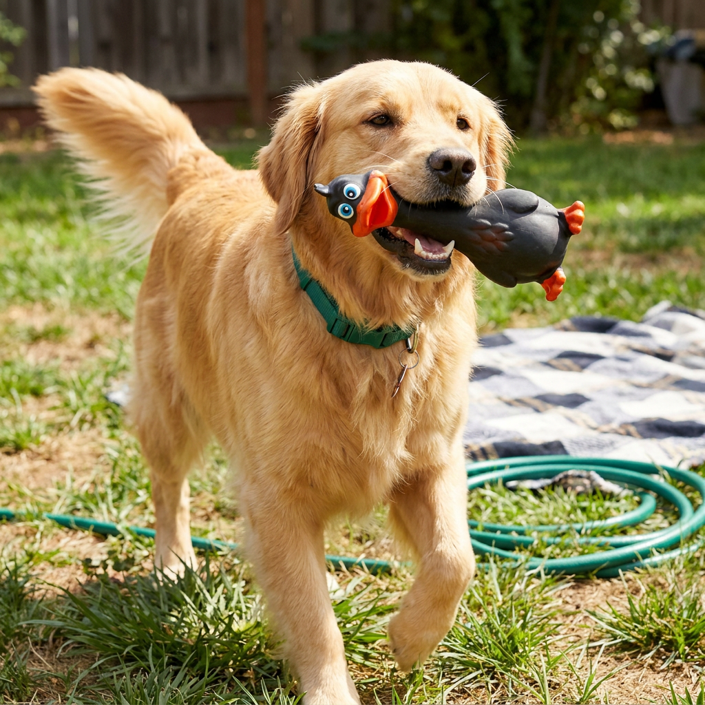 Durable Natural Latex Teeth Cleaning Dog Chew Toy