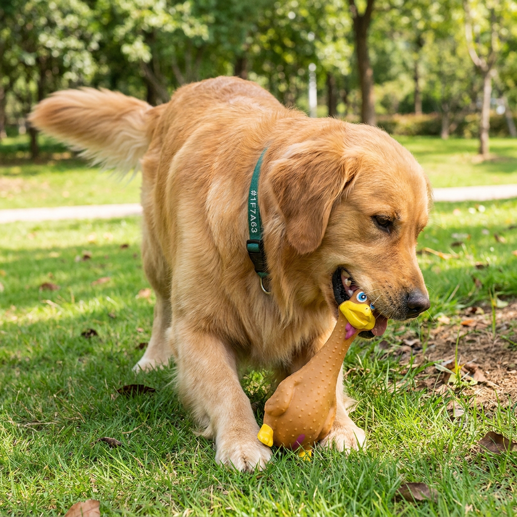 Durable Natural Latex Teeth Cleaning Dog Chew Toy