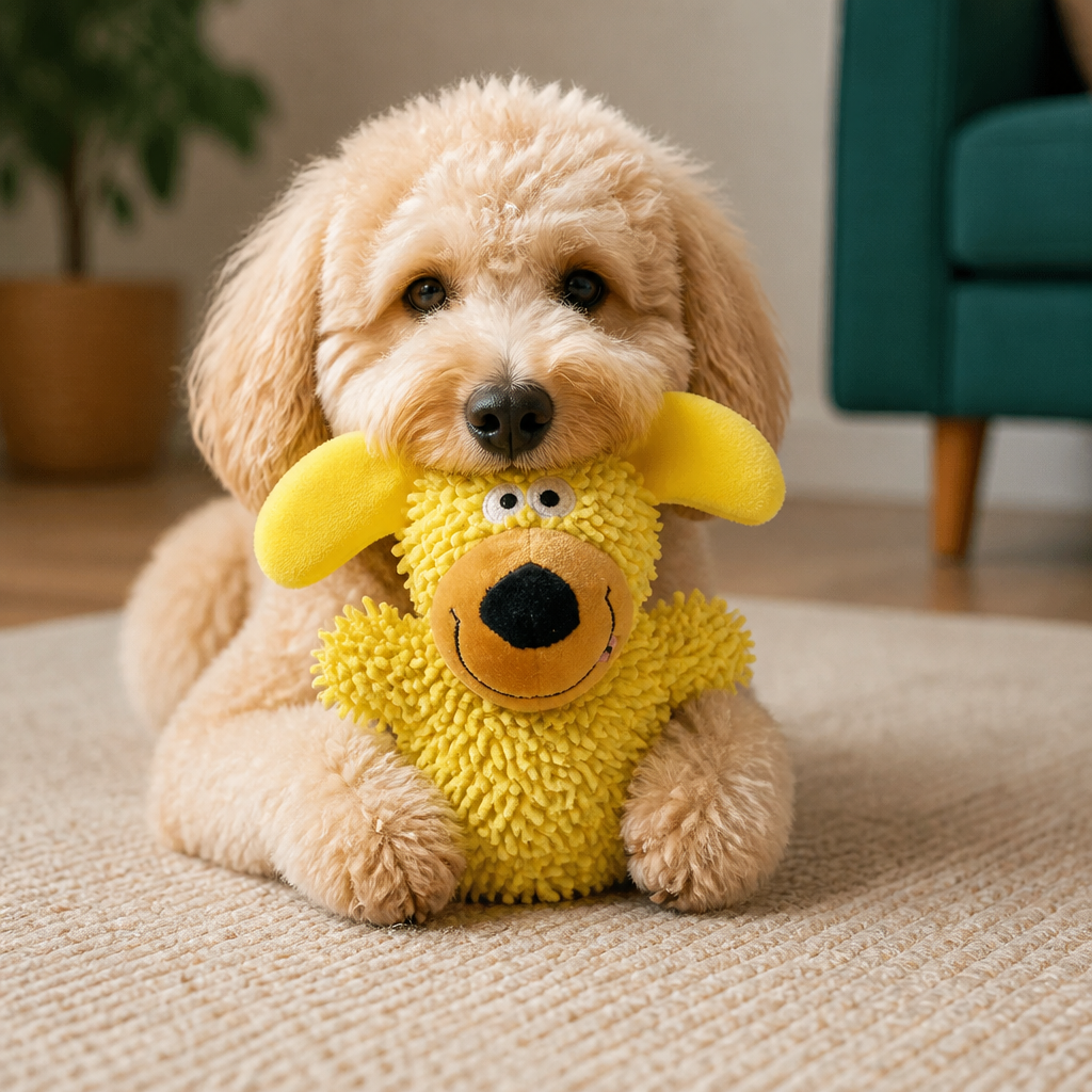 Giggling Dog-Color Tooth-Cleaning Toy