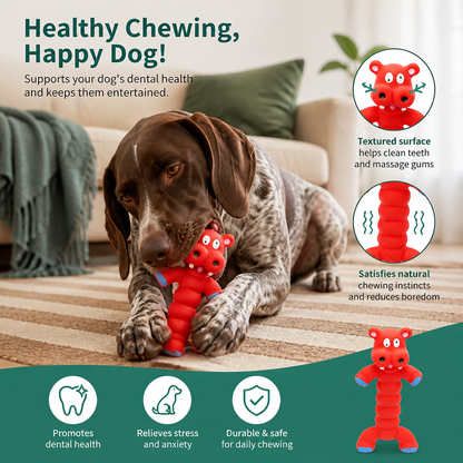 Durable Natural Latex Teeth Cleaning Dog Chew Toy