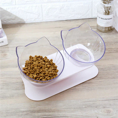 Elevated Ergonomic Feeding Station for Pets