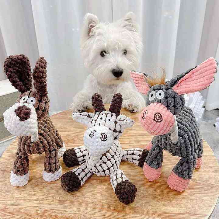 Chew Toys for Dogs - Fun Plush with Rope for Play and Fun