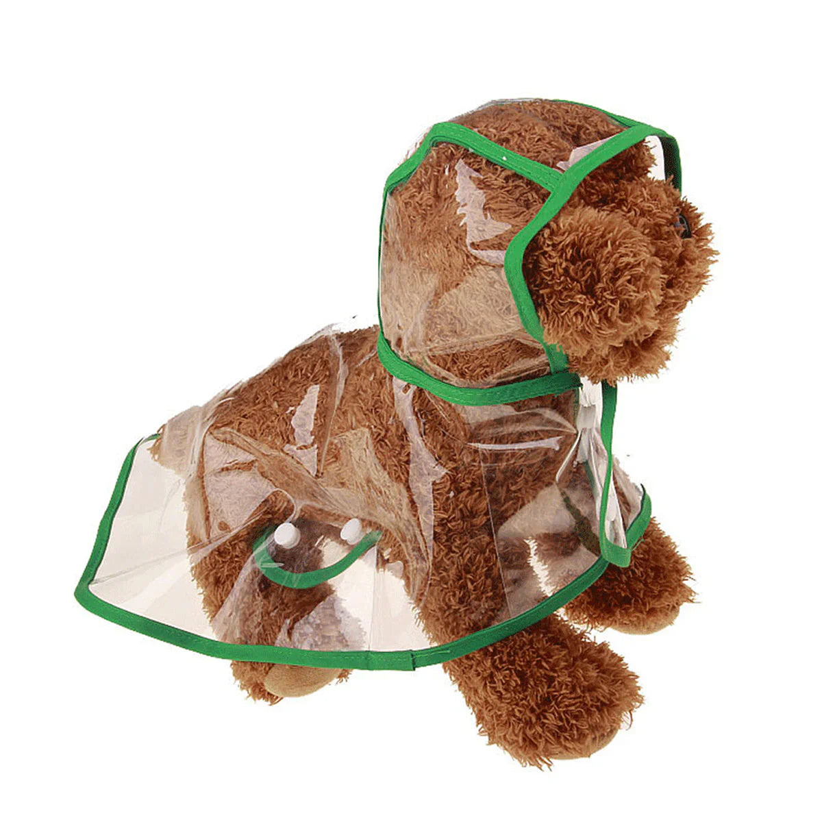 Transparent Waterproof Dog Raincoat